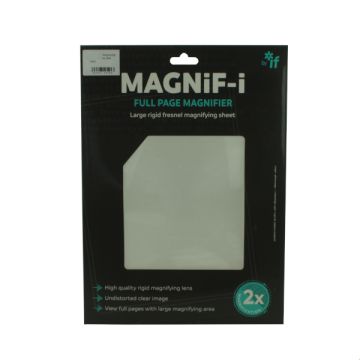 Loep vergrootglasplaat  hard  full page