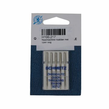 Naaimachine naalden met open oog