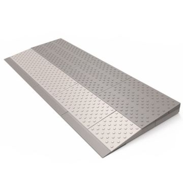 Modulaire drempelhulp 2 laags  hoogte 2,5 tot 4cm.  84x33cm.