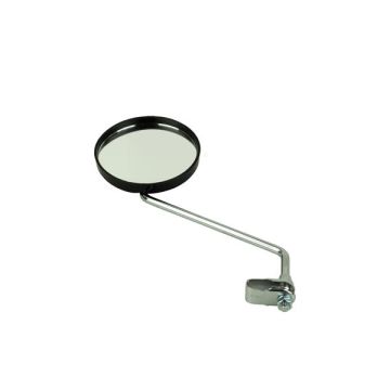 Spiegel 8mm. met kogelverstelling zwart